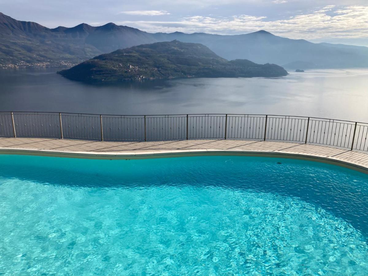 Appartamento Grande Terrazza Vista Lago Parzanica ภายนอก รูปภาพ